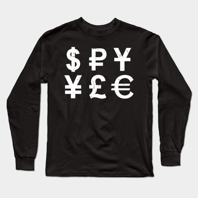 money symbol Long Sleeve T-Shirt by sigitakagami